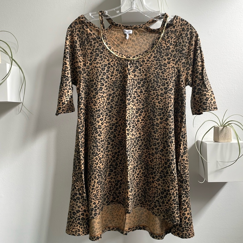 Splendid animal print top